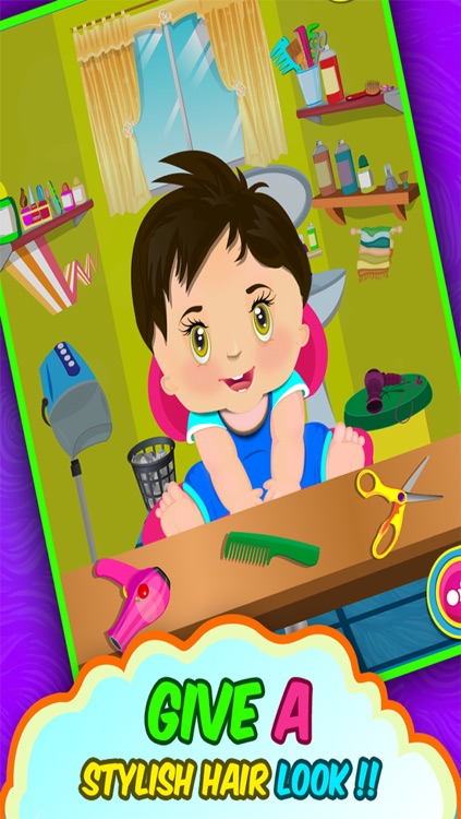 Baby Hair Makeup salon – Kids & girls Fun Addictive Games screenshot-3