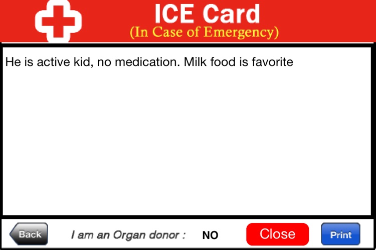 ICE, In Case of Emergency