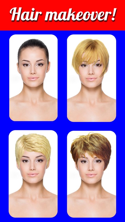 Hairstyles Makeover Pro- Virtual Hair Try On to Change yr look screenshot-3