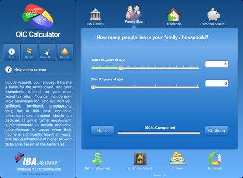 OIC Calculator for iPad screenshot 2