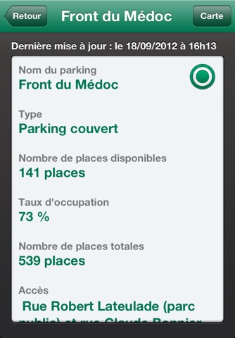 Parkings Bordeaux screenshot 3