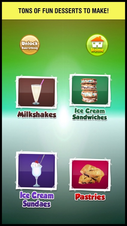Bakery Milkshake Cookie Food Maker - fair dessert fun game for kids, boys, and girls
