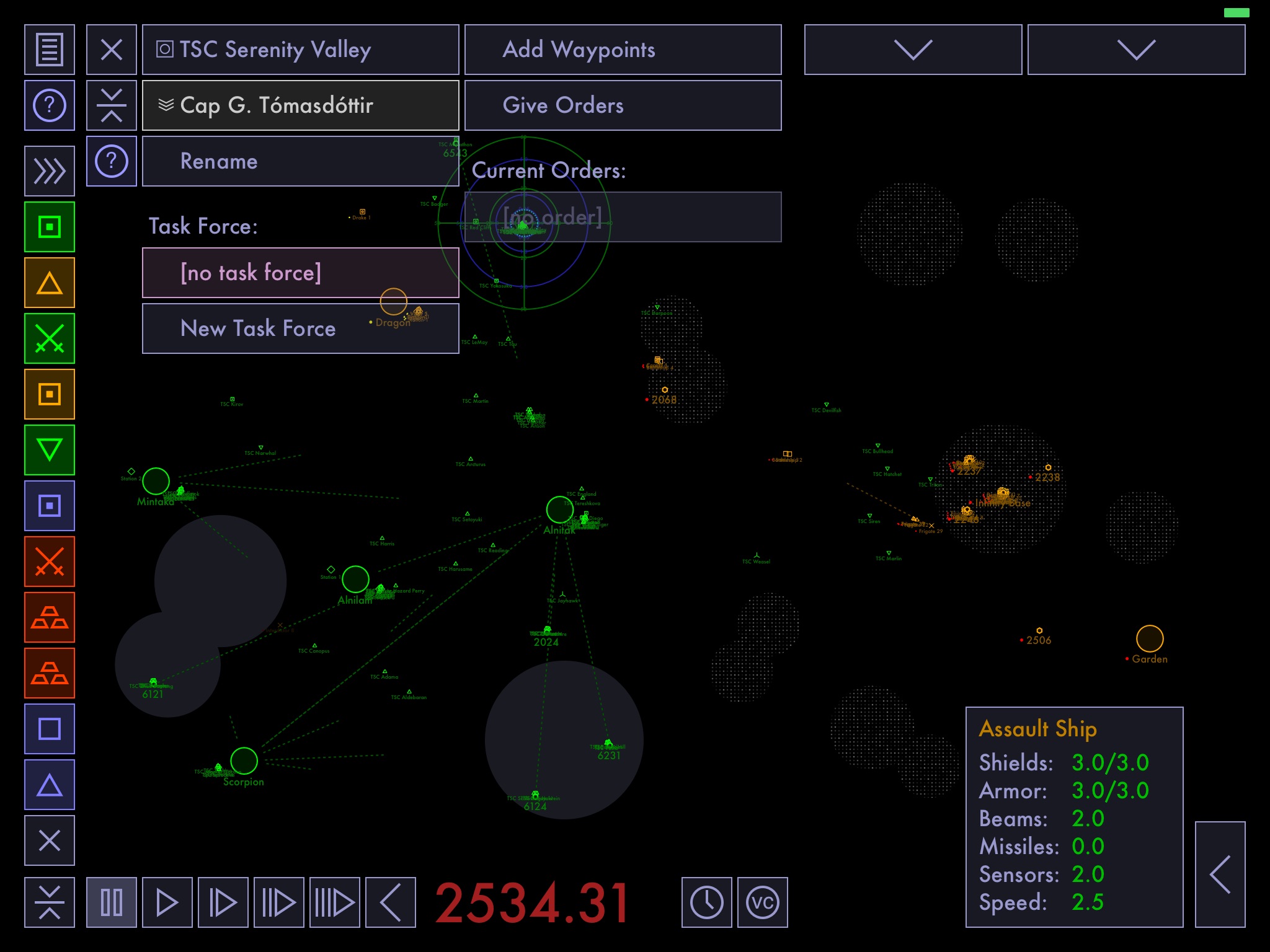 Tactical Space Command Lite screenshot 3