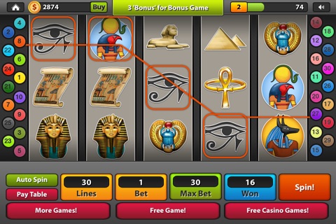 Pharaoh's Journey - Egypt Casino Slots screenshot 4