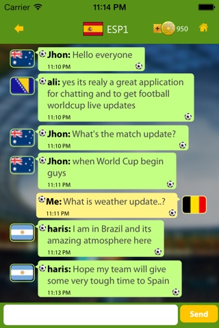 World 2014 Chat Cup screenshot 3