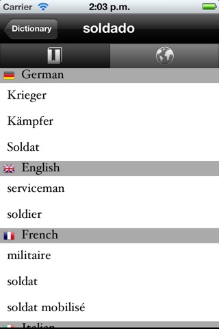 Spanish Dictionary Free screenshot 3