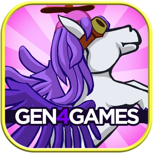 Flying Horse - A Retro Fantasy Arcade Side Scroller iOS App