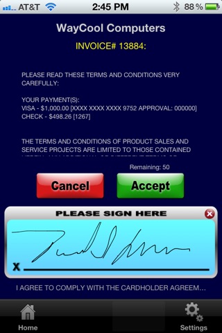 PIMS SigPad screenshot 3