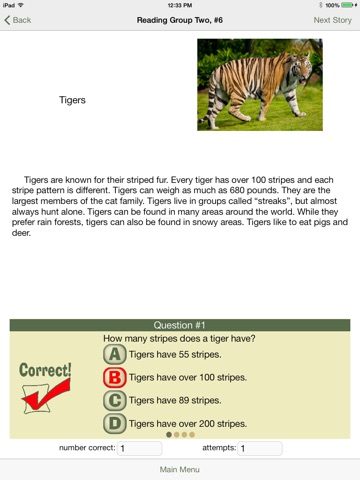 Reading: Grades 2-3, Animals—Free screenshot 3