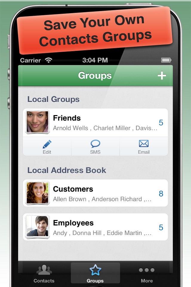 Group Text Pro - Send SMS,iMessage & Email quickly screenshot 2