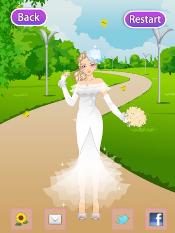 Bride Dress Up HD screenshot 2