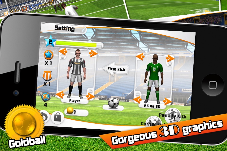 Penalty Soccer 2012 screenshot 2