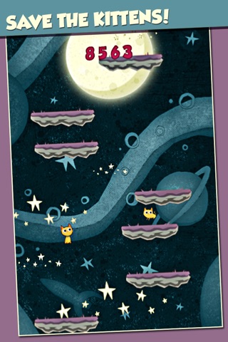 A Crazy Cat Jump Adventure: Kittens Lost In Space Free Game screenshot 3