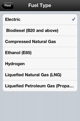 Скриншот из Alternative Fuel Station Finder (Electric,LPG,LNG & Liquid Based) Oil and Gas