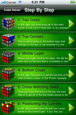 Cube Solver – Your pocket reference for solving your cube puzzle screenshot 4