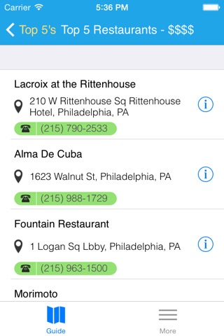 Top5 Philadelphia - Free Travel Guide and Map screenshot 4