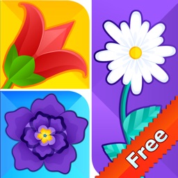 What's The Flower Icon Pop Quiz - Cute Word Guessing English Learning Puzzle Game For Kids FREE