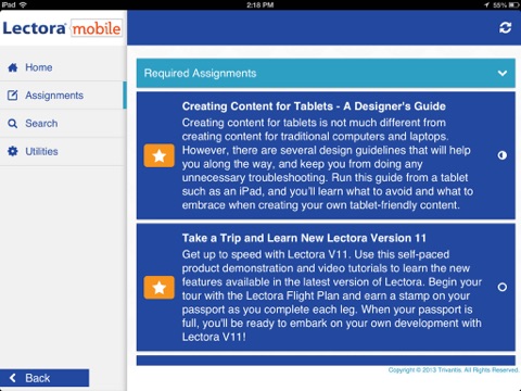 Lectora Mobile for iPad screenshot 4