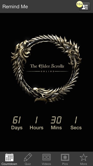 Countdown for Elder Scrolls Online