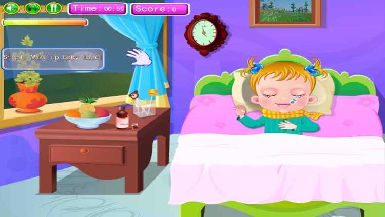 Holiday Sick Baby & Cry & Sleep - Need Your Care & Family Doctor Office for Kids Game