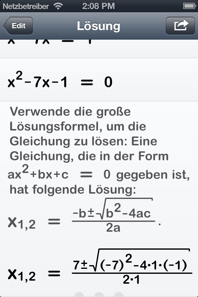 Polynom MathSolver screenshot 3