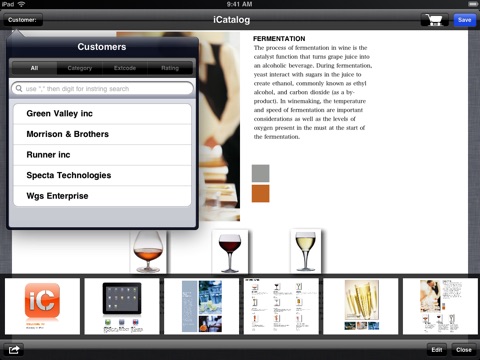 iCatalog for iPad screenshot 2