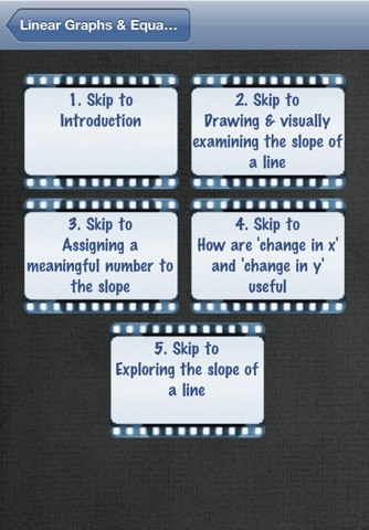 Math Video: Linear Graphs & Equations screenshot 2