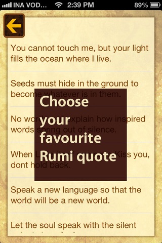 Captivating Rumi screenshot 4