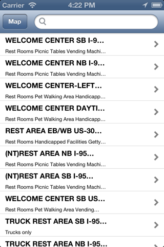 Rest Area Locator for US highway - Lite screenshot 3