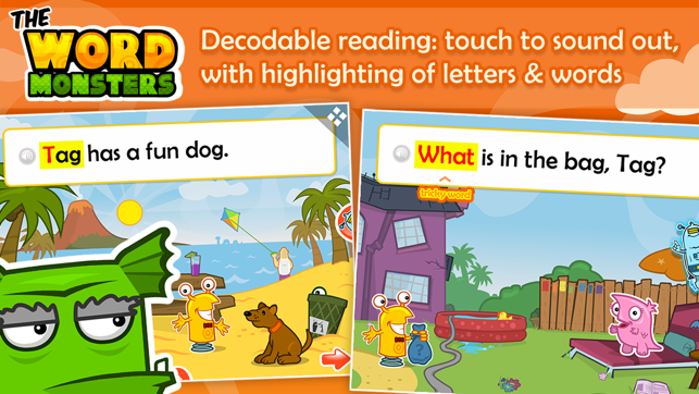 ‎The Word Monsters: Learn to Read Screenshot