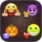 Make your friends/family feel Awe-some-ness this christmas by sending vibrant emoji pictures of christmas icons