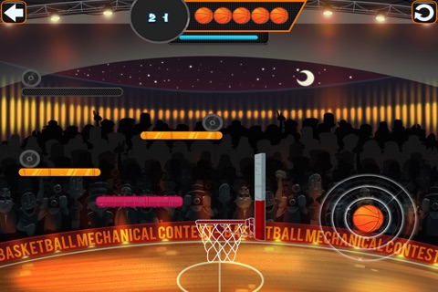 Basketball Mechanical Contest Lite! screenshot 4