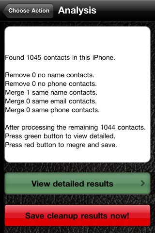 CleanContacts screenshot 3