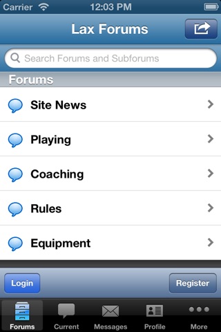 LaxForums Lacrosse App screenshot 2