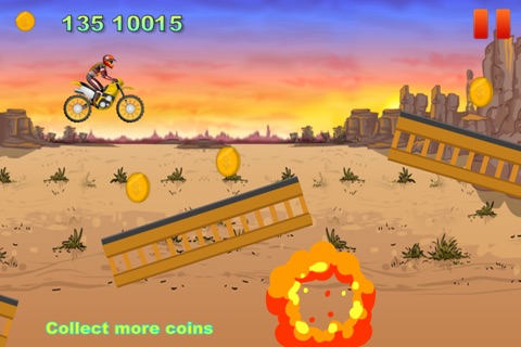Toy Bike Stuntman Mad Outlaw Jumping Amazing Game screenshot 2