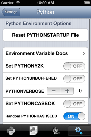 Python 3.3 for iOS screenshot 3