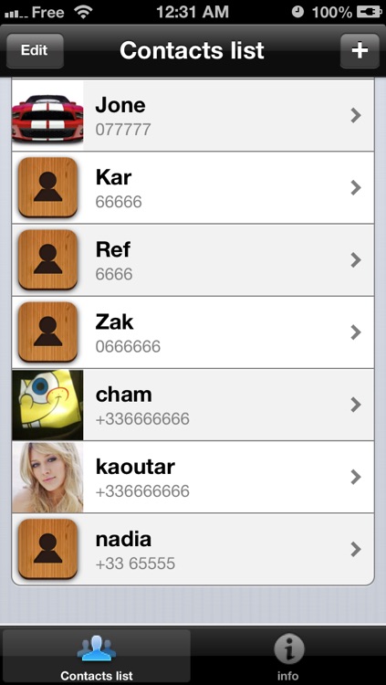 homescreen contact : one touch speed dialer screenshot-3