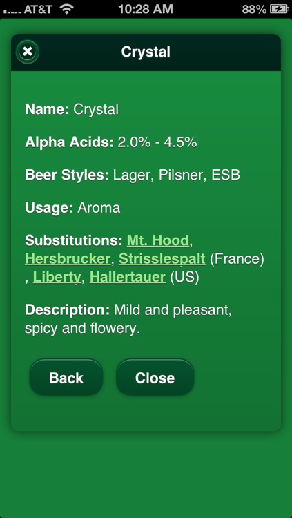 Hops Reference App