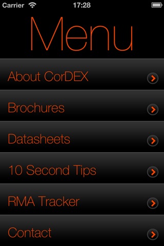CorDEX Sellers screenshot 2