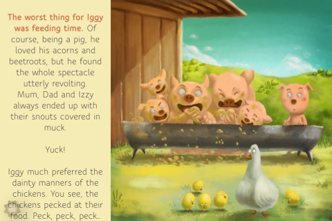 Iggy, the pig who was scared of getting dirty - Lite Version screenshot 2