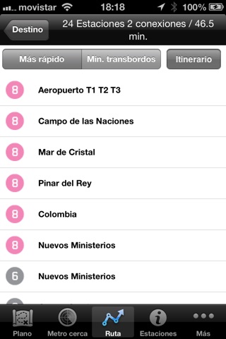 Metro Madrid screenshot 2