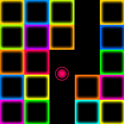 Don't Hit The Neon Tiles: Keep the Dot on