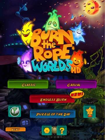 Burn the Rope Worlds HD screenshot 2