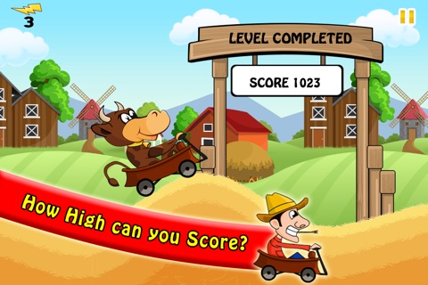 Hay Ride: Fun Hill Race (Free Farm Game) screenshot 4