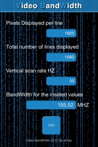 Video BandWidth screenshot 2