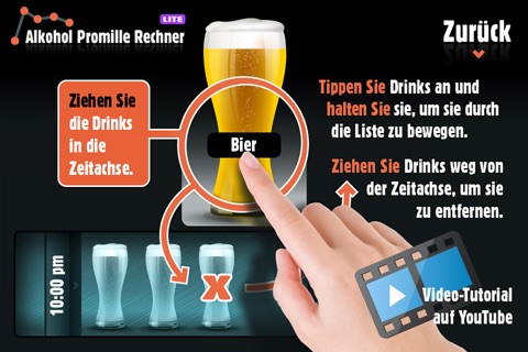 Alkohol Promille Rechner Lite screenshot 3