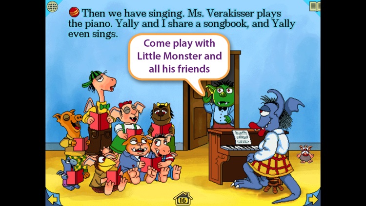 Little Monster at School – Wanderful interactive storybook in UK English and French screenshot-3