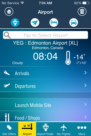 Edmonton Airport Info + Radar screenshot 2