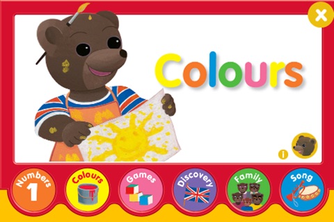 Learn English with Little Brown Bear : a kids app with educational games, songs and activities to learn first English words. screenshot 3