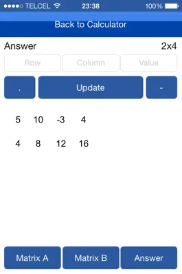 Game screenshot Matrices Calc. hack